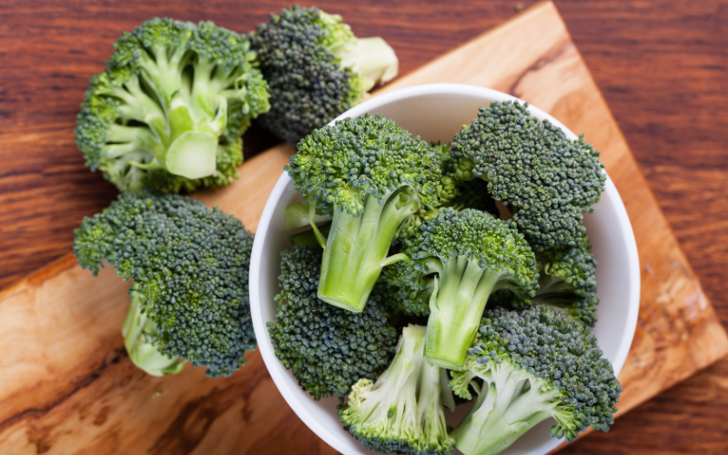 Bông cải xanh giàu sulforaphane và chất xơ