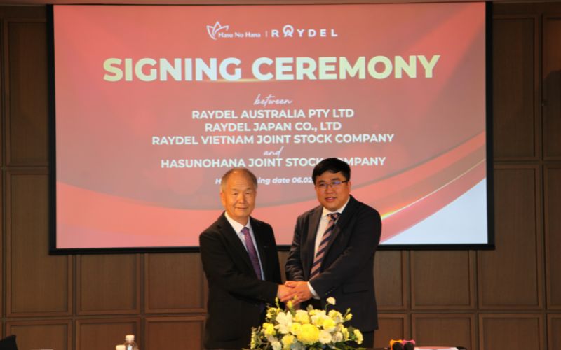 Raydel bắt tay Hasu No Hana mang sản phẩm đến Việt Nam