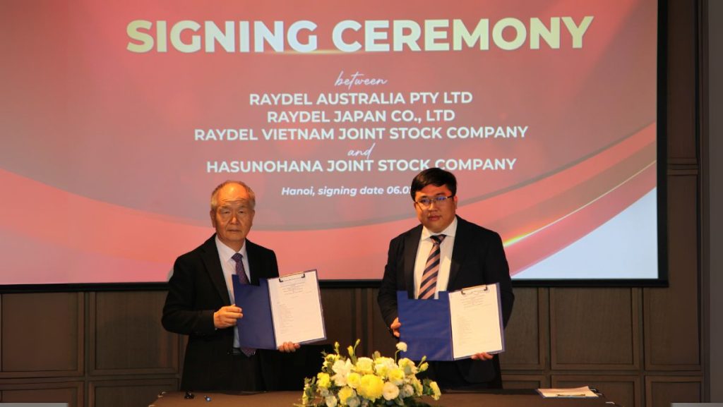 Raydel bắt tay Hasu No Hana mang sản phẩm đến Việt Nam
