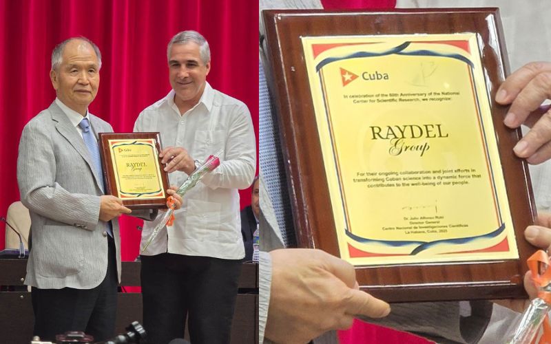 Giải thưởng Tập đoàn Raydel được CNIC Cuba vinh danh