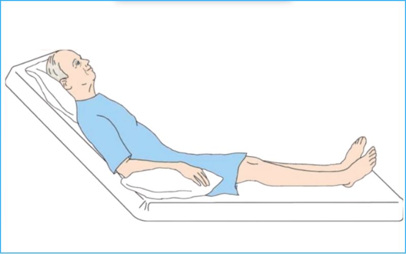 Đặt bệnh nhân ở tư thế thoải mái